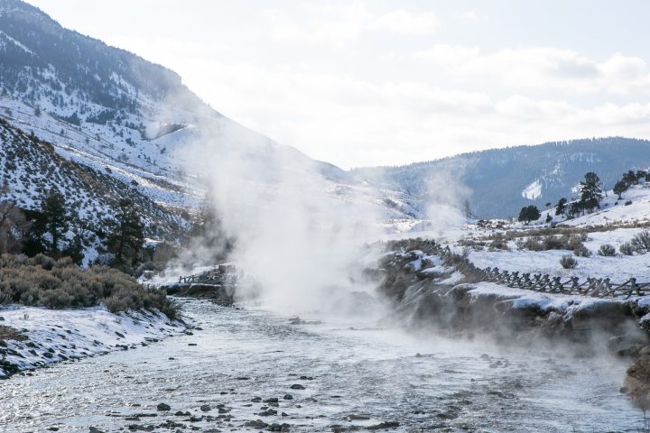 a snow covered mountain