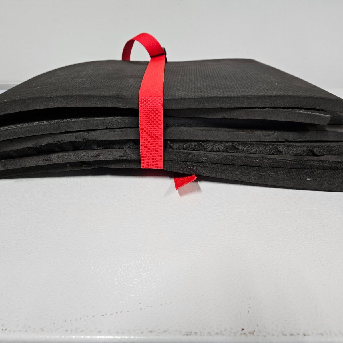 Foam standing mats help keep guests' feet warm while winter wildlife watching with Yellowstone Wild Tours in Yellowstone National Park.