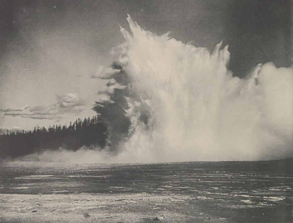 Excelsior Geyser explosion 1888