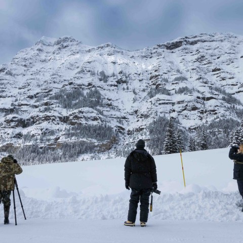 Most of the rest of the day was spent on landscapes. The partly cloudy skies and constantly-shifting light created ideal conditions. Photo by Evan Watts